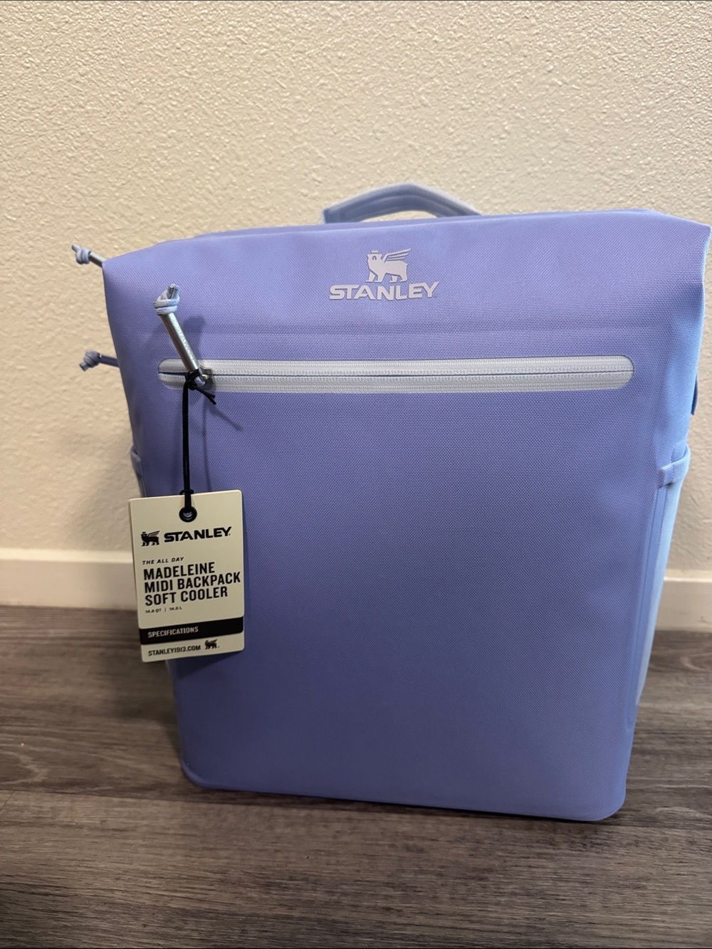 Stanley Lavender Cooler Tote with Light Gray Accents - Picture 2 of 5